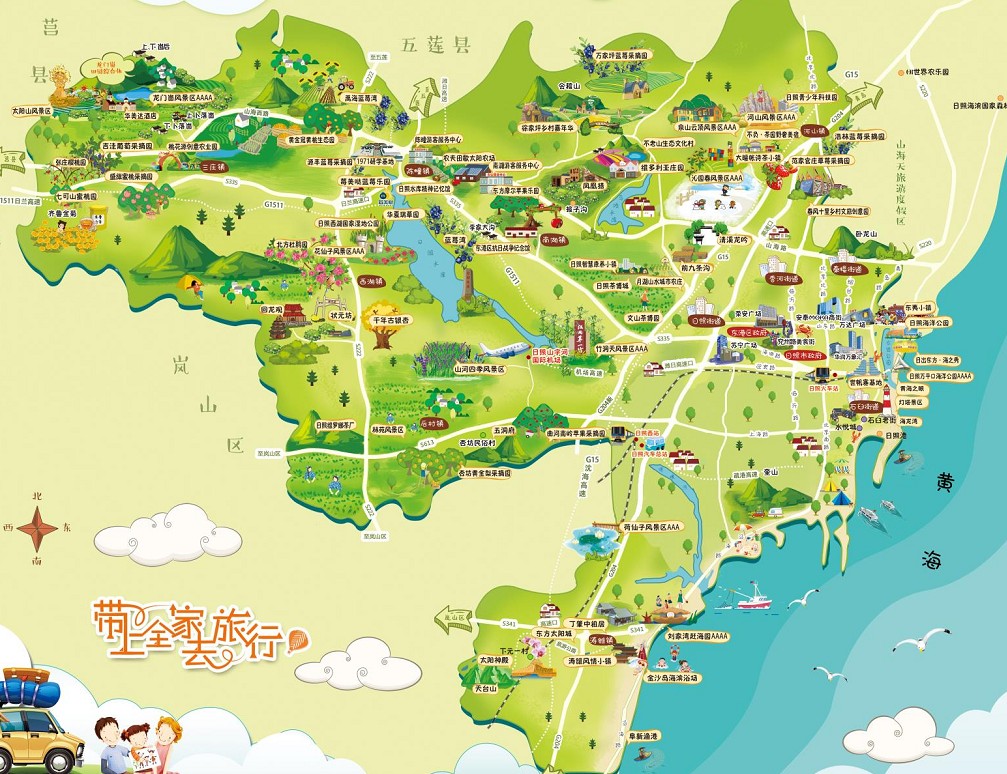 黄南景区使用手绘地图给景区能带来什么好处？